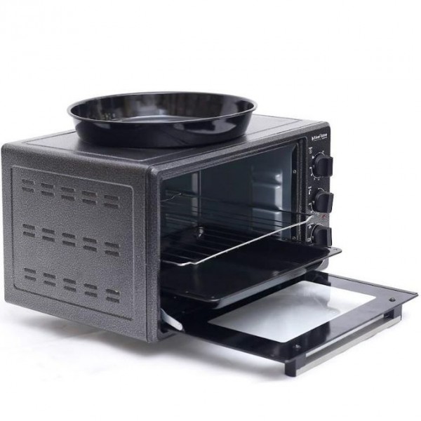 Blueflame 45 Liters Electric Mini Oven With Special Round Tray- Inox (3 YRS WRNTY) 2