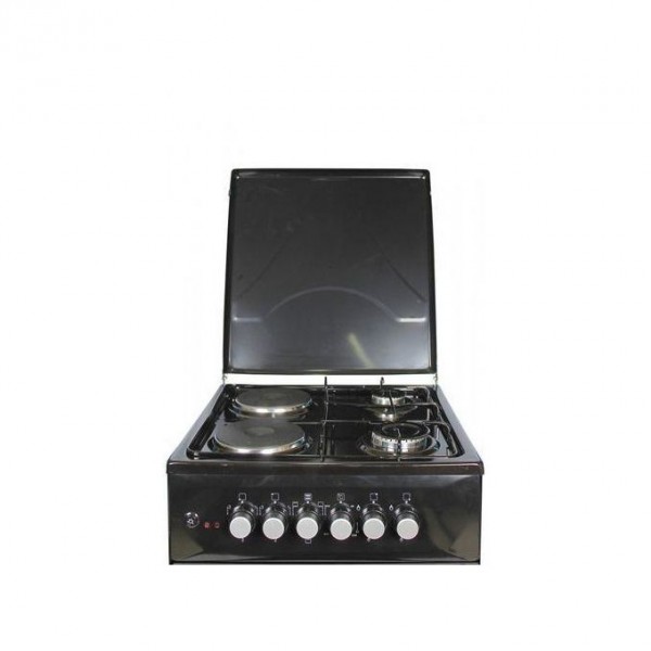 Blueflame Cooker C5022E - B 50x50cm 2 electric plates and 2 gas burners with electric oven black in color 3