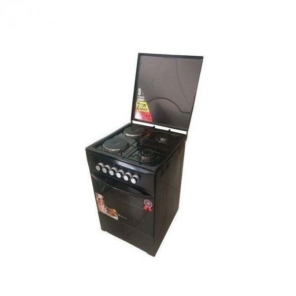Blueflame Cooker C5022E - B 50x50cm 2 electric plates and 2 gas burners with electric oven black in color 5