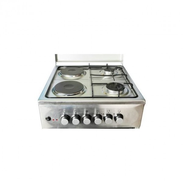 Blueflame Cooker C5022E - I 50x50cm 2gas burners and 2 electric plates, Stainless steel (Inox) 3