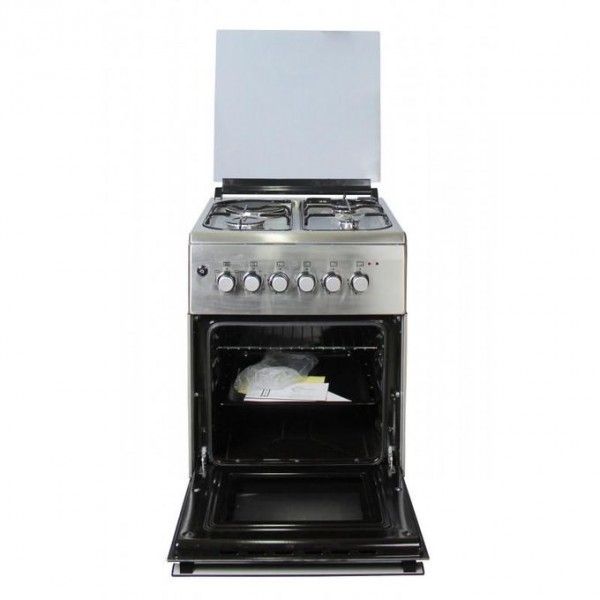 BlueFlame Cooker NL6031E 50x60cm 3gas burners and 1 electric plate with electric oven, inox - stainless steel 2