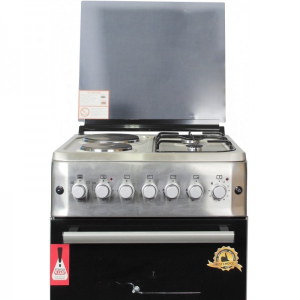 BlueFlame cooker S6022ERF - IP 60x60cm 2 gas burners and 2 electric plates with electric oven 3