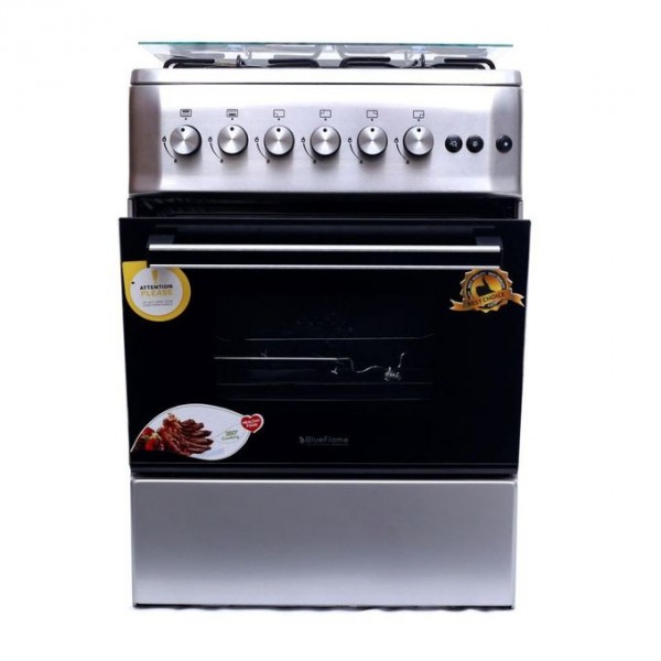 Blueflame S6040GRF-IP 60cmX60 Cm Full Gas Inox, Rotisserie