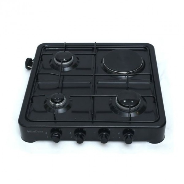 Blueflame 50*50Cm 401 - Desktop Gas Cooker, Electricity - Black(3YRS WRTY)