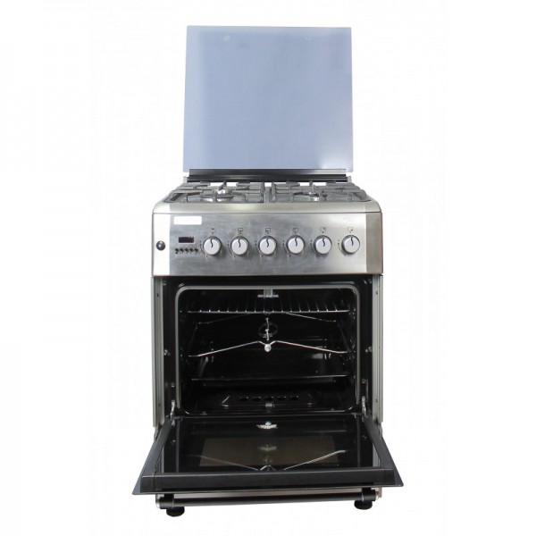 Blueflame 60cm X 60cm Diamond Series Cooker D6040GRF Full Gas With Gas Oven ( Made in Turkey )- Silver (3YR WRNTY) 3