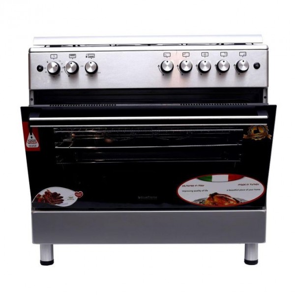 Blueflame 90cm * 60cm ET905GFR Full Gas Cooker ( Made In Turkey ) - Stainless Steel (3YRS WRNTY) 2