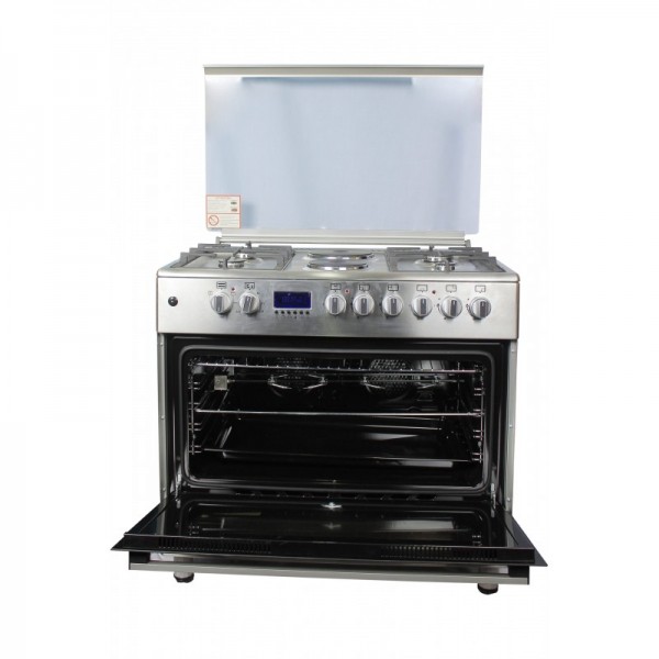 Blueflame 90cm*60cm ET9042ERF Diamond Cooker 4 Gas Burners And 2 Electric Burners - Stainless Steel 2