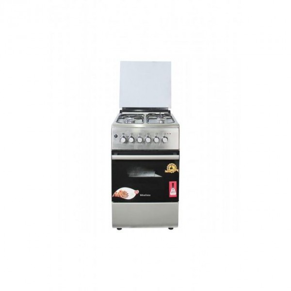 BlueFlame Cooker NL6031E 50x60cm 3gas burners and 1 electric plate with electric oven, inox - stainless steel