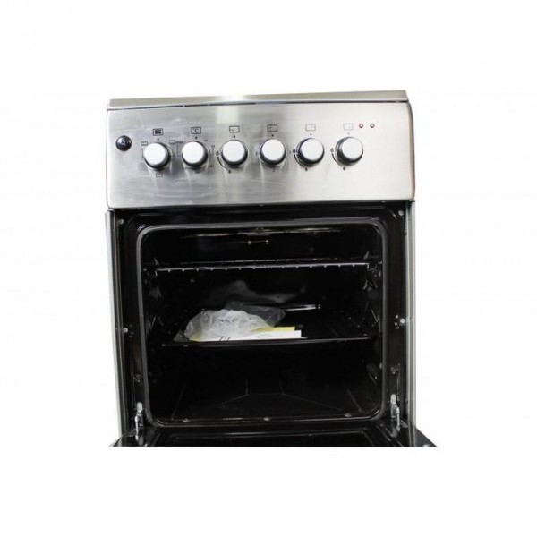 BlueFlame Cooker NL6031E 50x60cm 3gas burners and 1 electric plate with electric oven, inox - stainless steel 3