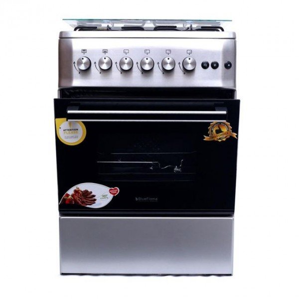 Blueflame S6040GRF-IP 60cmX60 Cm Full Gas Inox, Rotisserie