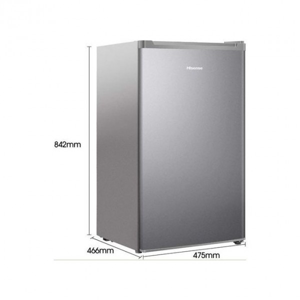 Hisense 120 Liters Single Door Refrigerator 120L- Silver(3YRS WRTY) 3