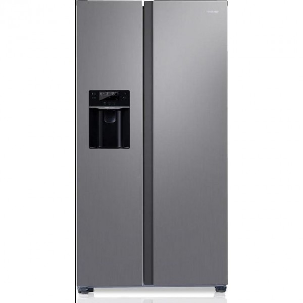 Hisense 670L Side By Side Refrigerator PO-670WC, Total No Frost, Water Dispenser, Ice Maker, Ice Cube Dispenser – Silver