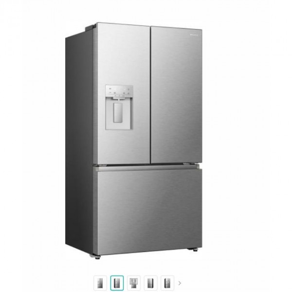 Hisense 820 Litre (RF-82W42WSR) (Net 635L) French Door Refrigerator With Bottom freezer Water Dispenser Sliver 3