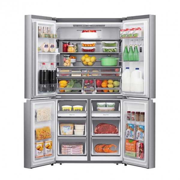 Hisense Hisense 610L Nofrost 4 Door bottom freezer With Water Dispenser INox (3YRS WRNTY) 3