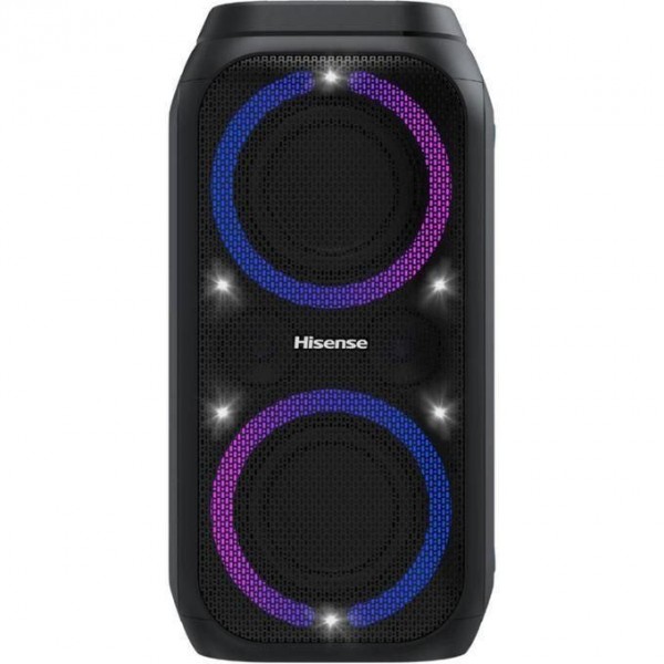 Hisense Party Rocker 160 Speaker, Portable Party Sound System, True Wireless Stereo Bluetooth Speaker - Black