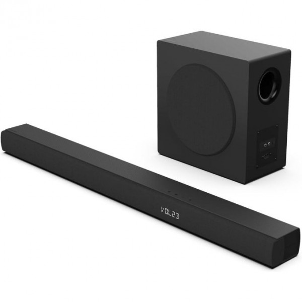 Hisense Soundbar HS3100-6 speaker surround sound system, 480W Total Output Power,6.5”Wireless subwoofer, Rear surround speakers, Dolby Digital Plus and DTS Virtual-X, EzPlay and Bluetooth 5.3 -Black 4