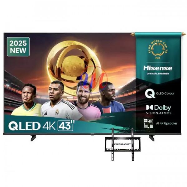 Hisense 43 Inch UHD 4K VIDAA Smart Tv 43Q6Q Q-LED- 3 Yrs Warranty