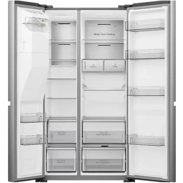 Hisense 720 Liters Side By Side Refrigerator With Ice Dispenser And Water Dispenser, RC-720 3Yrs wrnty 3