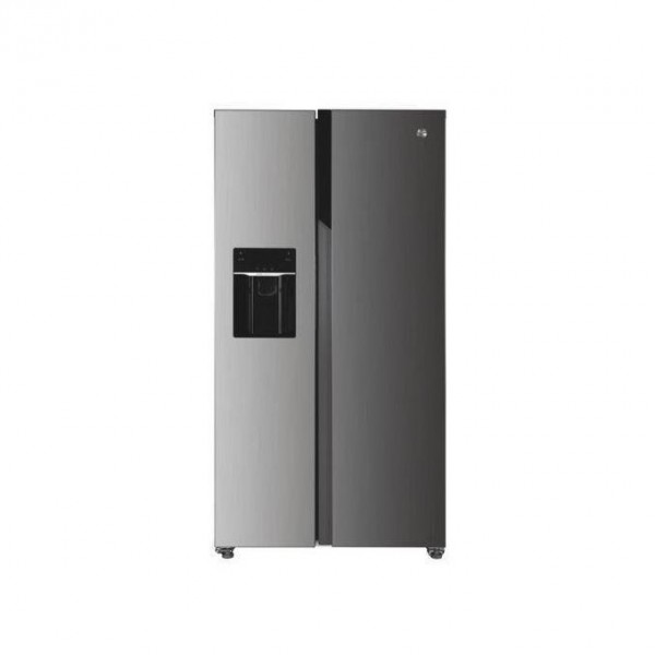 Hisense 750 Liters / 750L Side By Side Nofrost Fridge With Water Dispenser Inox