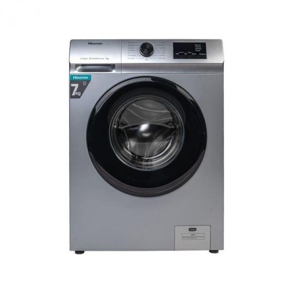Hisense 7kg Front Loading Automatic Washing Machine 7 Kg – Silver (2YRS WRNTY)