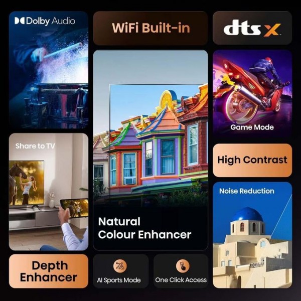 Hisense Hisense 75 inch Ultra HD Smart Digital 4K Tv (3YRS WRNTY) 2