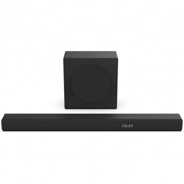 Hisense Soundbar HS3100-6 speaker surround sound system, 480W Total Output Power,6.5”Wireless subwoofer, Rear surround speakers, Dolby Digital Plus and DTS Virtual-X, EzPlay and Bluetooth 5.3 -Black