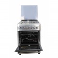 Blueflame 60cm X 60cm Diamond Series Cooker D6022ERF 2 Gas Burners and 2 Electric Plates With Electric Oven - Silver (3YR WRNTY) 2