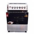 Blueflame 60cm X 60cm Diamond Series Cooker D6031ERF 3 Gas Burners And 1 Electric Plate With Electric Oven - Silver (3YRS WRNTY) 1