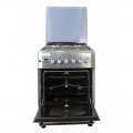 Blueflame 60cm X 60cm Diamond Series Cooker D6040GRF Full Gas With Gas Oven ( Made in Turkey )- Silver (3YR WRNTY) 3