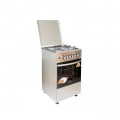 Blueflame Cooker C5022E - I 50x50cm 2gas burners and 2 electric plates, Stainless steel (Inox) 5
