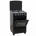SPARK 50x50cm 2 Gas + 2 Electric Cooker with Gas Oven - Black (1YR WRNTY) 1