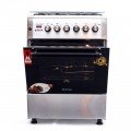 Blueflame 60cm X 60cm Diamond Series Cooker D6031ERF 3 Gas Burners And 1 Electric Plate With Electric Oven - Silver (3YRS WRNTY) 1