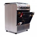 Blueflame 60cm X 60cm Diamond Series Cooker D6031ERF 3 Gas Burners And 1 Electric Plate With Electric Oven - Silver (3YRS WRNTY) 2