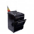 Blueflame Blueflame 60cm X 60cm Rustic Cooker T6031ERF-B 3 Gas Burners And 1 Hot Plate ( Made In Turkey )- Black (3YRS WRNTY) 3