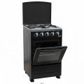 SPARK 50x50cm 2 Gas + 2 Electric Cooker with Gas Oven - Black (1YR WRNTY) 1