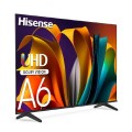 Hisense 58-inch Class 4K UHD Smart TV, VIDAA, 58A6NS; Built-in Wi-Fi, HDR, Dolby Atmos, VIDAA, Bluetooth-Black 1