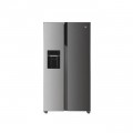 Hisense 750 Liters / 750L Side By Side Nofrost Fridge With Water Dispenser Inox 1