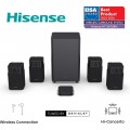 Hisense HT Saturn, 4.1.2ch Dolby Atmos / DTS:X Sound Bar with Wireless Subwoofer & Satellite Speakers - Black 1