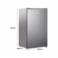 Hisense 120 Liters Single Door Refrigerator 120L- Silver(3YRS WRTY) 3