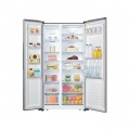 Hisense 750 Liters / 750L Side By Side Nofrost Fridge With Water Dispenser Inox 2